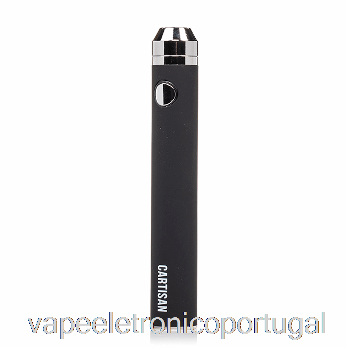 Vape Eletrônico Cartisan Botão Vv 1300 510 Bateria Preta